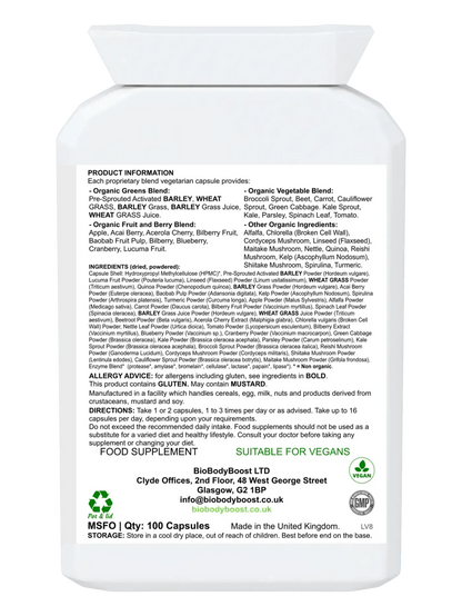 BioBodyBoost Organic Food Form Greens Supplements-1