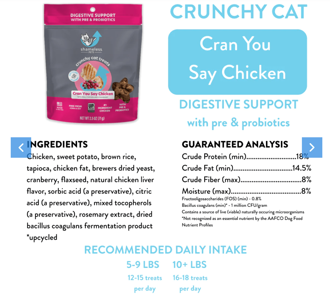 Can you Say Chicken Cat Treats 2.5oz - Aapon Mini Market Ltd