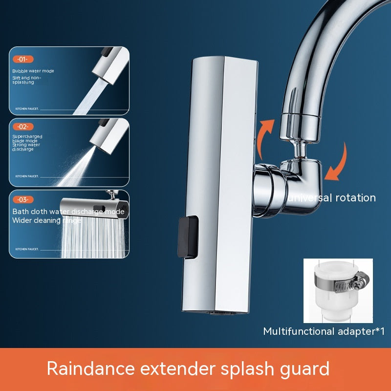 Versatile Three-Gear Kitchen Faucet-5