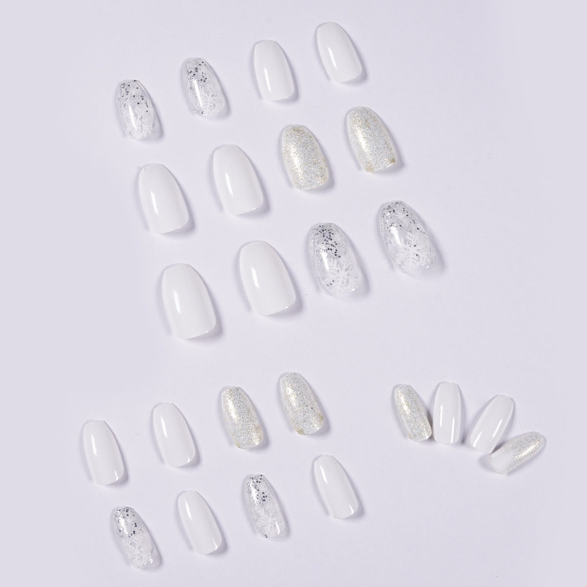 Ice Glitter Short Ballet Foreign Trade Section Wears Nail Art-4