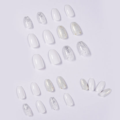 Ice Glitter Short Ballet Foreign Trade Section Wears Nail Art-4