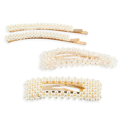 Pearl And Crystal Hairpins | Hair Accessories-0