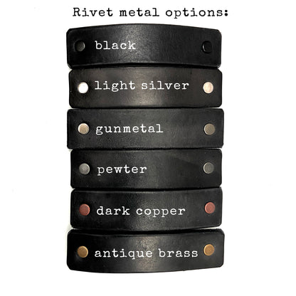 The Minimalist: Basic Black Leather Eco Barrette-2