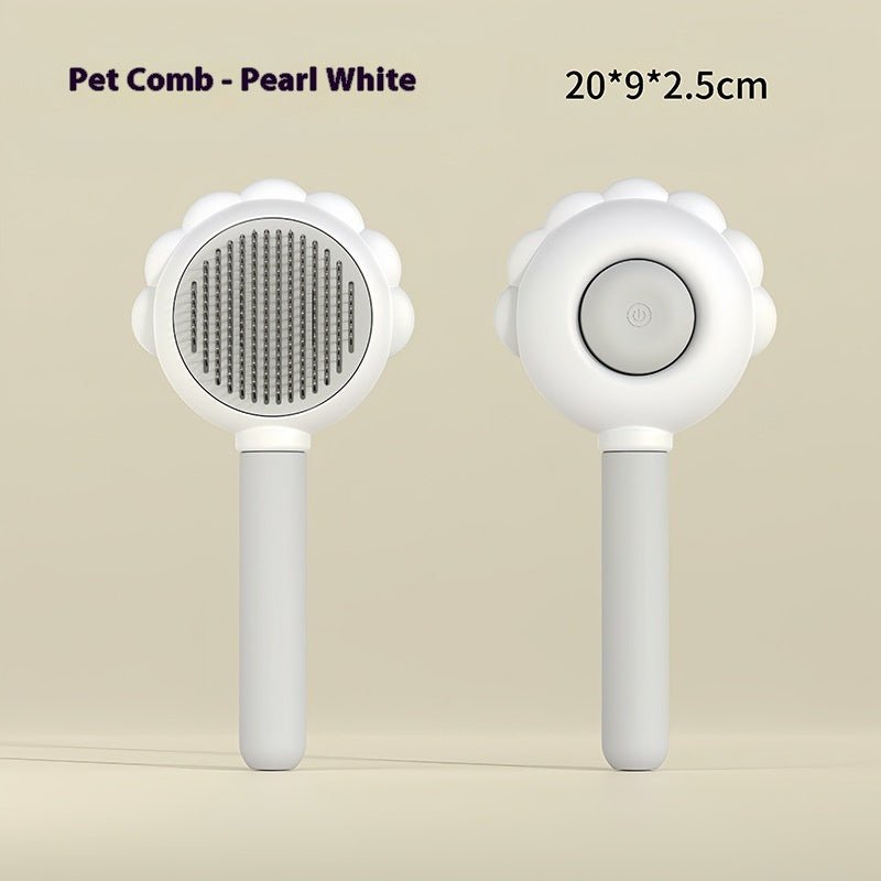 Self - Cleaning Pet Brush Comb with Spray - Aapon Mini Market Ltd