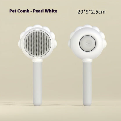 Self - Cleaning Pet Brush Comb with Spray - Aapon Mini Market Ltd