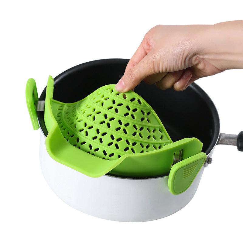 Silicone Pot Side Drain Stopper - Aapon Mini Market Ltd