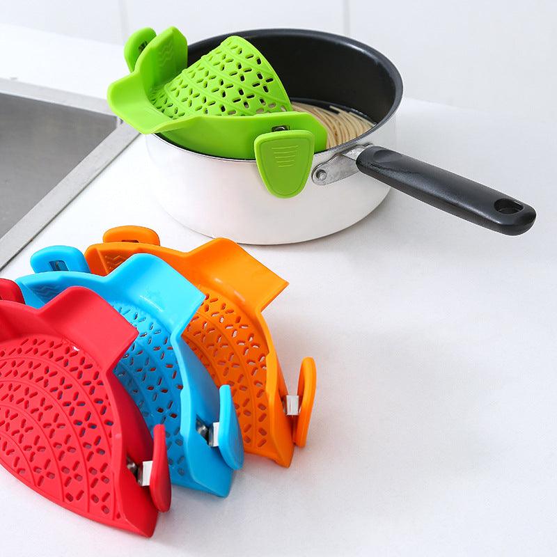 Silicone Pot Side Drain Stopper - Aapon Mini Market Ltd