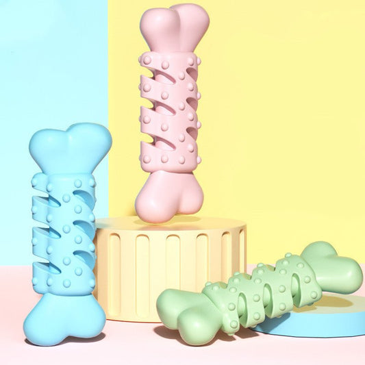 Stylish and Durable Pet Dog Bone Teething Toy - Aapon Mini Market Ltd